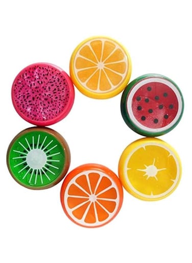Generic 6-Piece Soft Fruit Crystal Fluffy Slime Set