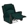 إن هاوس كرسي استرخاء هزاز منجد بالمخمل - أخضر غامق - NZ120