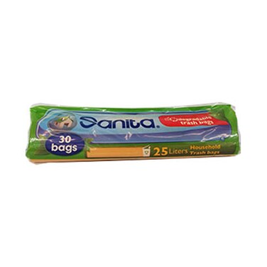 Sanita Biomedical Trash Bags 30 Count