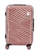 Biggdesign 3 Piece Moods Up Luggage Set With Spinner Wheels Rose Gold