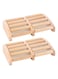 Canoe 2-Piece Wooden Foot Massager