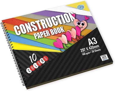Generic Fis Colored Construction Paper Book With Spiral Binding A3 Size