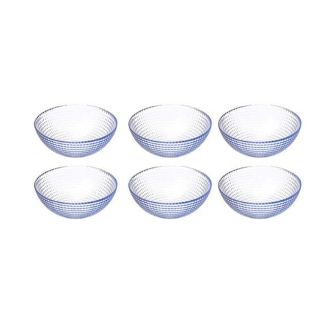 Pasabahce Bowl Blue - 12cm - 6 Pieces