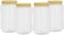 Royalford Round Airtight Pet Jar RF11226 -2000ml Set Of 4 Storage Containers Transparent Jar For Pulses, Cereals And Spices For Kitchen Organization Pet Canister Kitchen