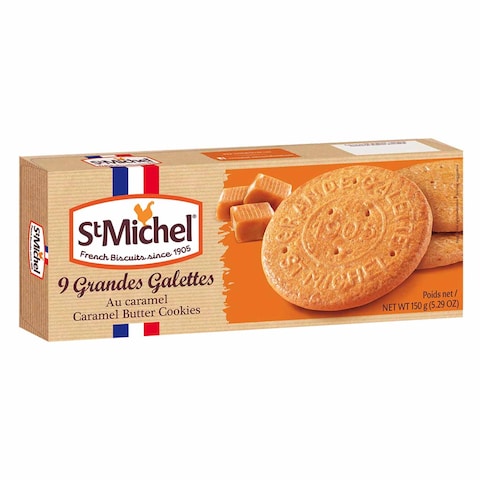 St Michel GRandes Galettes Caramel Butter Biscuits 150GR