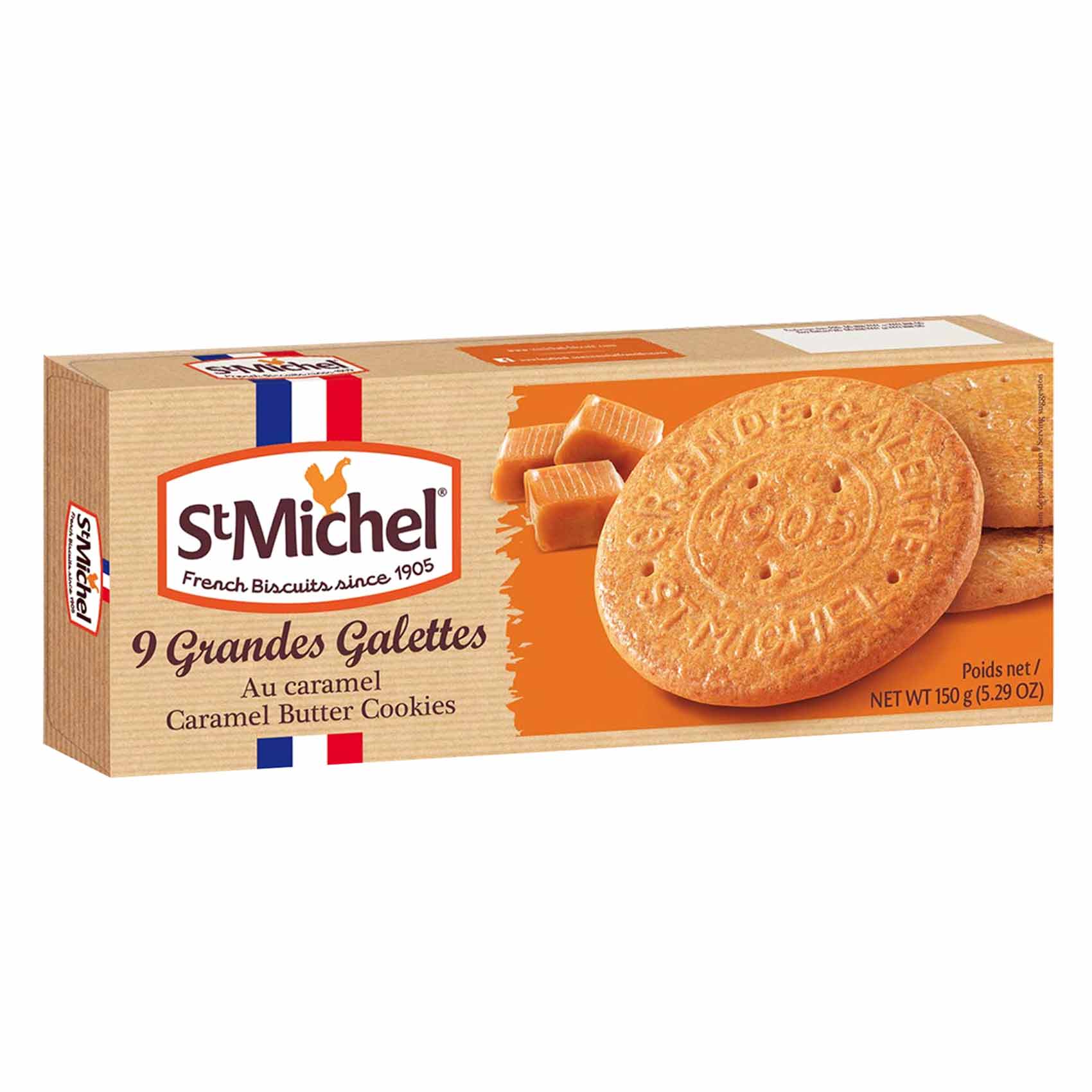 St Michel GRandes Galettes Caramel Butter Biscuits 150GR