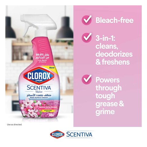 Clorox Scentiva Japanese Spring Blossom Multi-Surface Cleaner 500ml