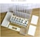 Hkwshop Airtight Cereal Container Rice Barrel Dry Grain Dispenser Thicken Rice Cylinder Clear Food Storage Box