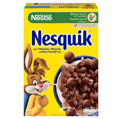 Nestle Nesquik Chocolate Breakfast Cereal, 330g