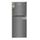 Geepas 180 L Double Door Total No-Frost Refrigerator- GRF2522SXN  Multi-Airflow with Faster and Deep Cooling  LED Interior Light and Unbreakable Glass Shelves,   Metallic Grey  2 Years Warranty