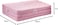 Comfy Medicated Pink 90 x 180 x 7 cm Quilted Solid Foldable Mattress