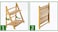 Aiwanto Storage Rack Wood Folding Plant Stand Pot Display Stand Rack for Indoor Outdoor Home Decoration Storage Shelf Storage Organizer
