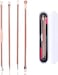 Acne Extractor Needles Pimple Remover Tool Kit, Stainless Steel Acne Blemish Removal Needle Kit Tool for Skin care Facial Protect (4 pcs)