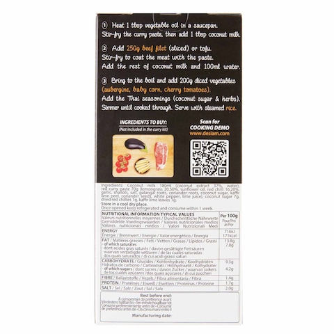 Desiam Thai Red Curry Kit 260g