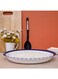 Delcasa Round Deep Plate White/Blue 16inch