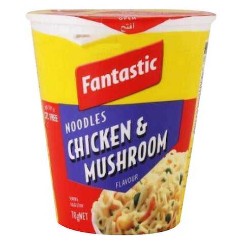 Fantastic Cup Noodles Chicken And Mushrooms 70g