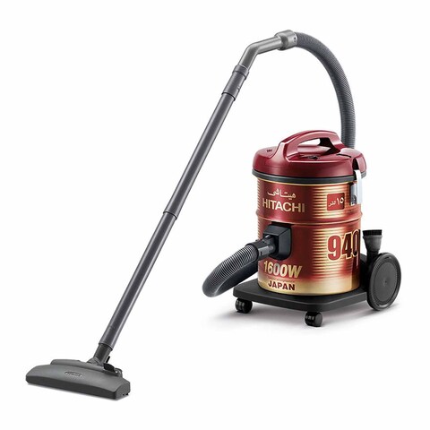 Hitachi Pail Can Vacuum Cleaner - 15 Liters - 1600W - CV-940Y