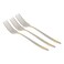 Windcera Stella Stainless Steel Dinner Fork Silver/Gold 3 PCS