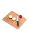 Royalford Wooden Cutting Board Brown 38x30x1.8centimeter