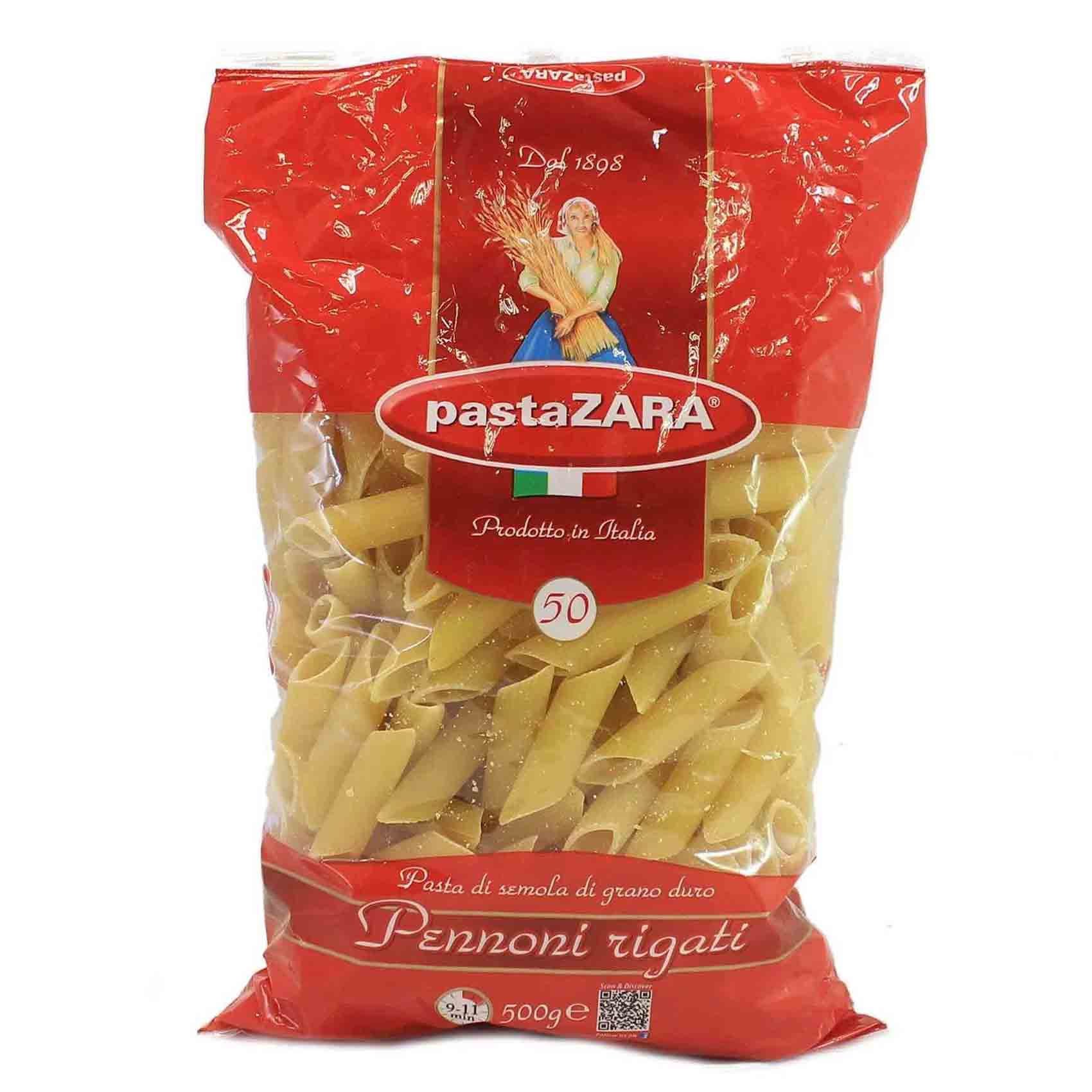 Pasta Zara Penoni Rigati No.50 500 Gram