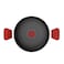 Tefal Expert Stewpot with Glass Lid - Size 20 - Red