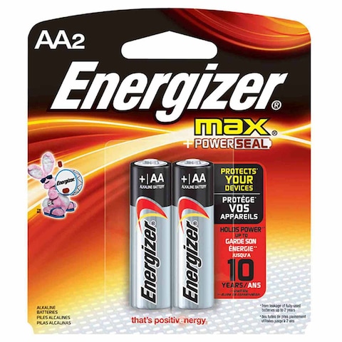 Energizer Max AA Batteries - 2 Batteries