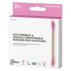 Buy The Humble Co. Bamboo Cotton Swabs Purple 100 Buds in UAE