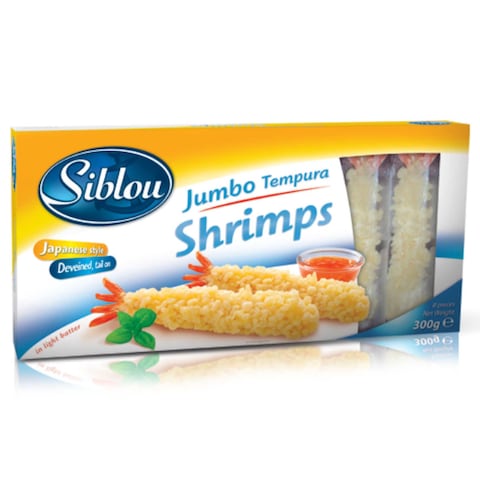 Buy Siblou Jumbo Tempura Shrimps 300g in UAE