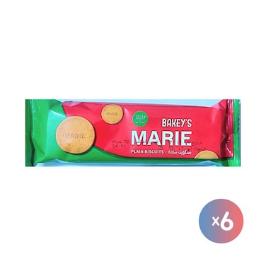 بيكيز بسكويت ماري ساده - 45 جم - 6 باكو