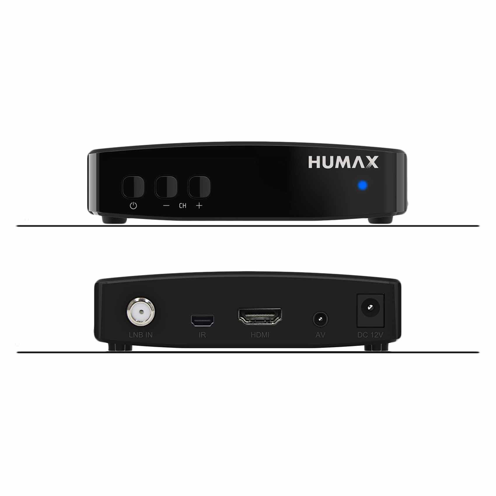 Humax F1 Mini Plus High Definition Digital Satellite Receiver Black