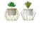Aiwanto Flower vase Artificial Flowers With Vase  Decoration Home Decor Piece Tabletop Decoration(2Pcs)