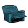 In House Velvet Classic Recliner Chair - Dark Turquoise - AB05