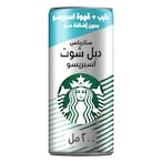 Buy Starbucks Double Shot Espresso Coffee Drink 200ml in Saudi Arabia