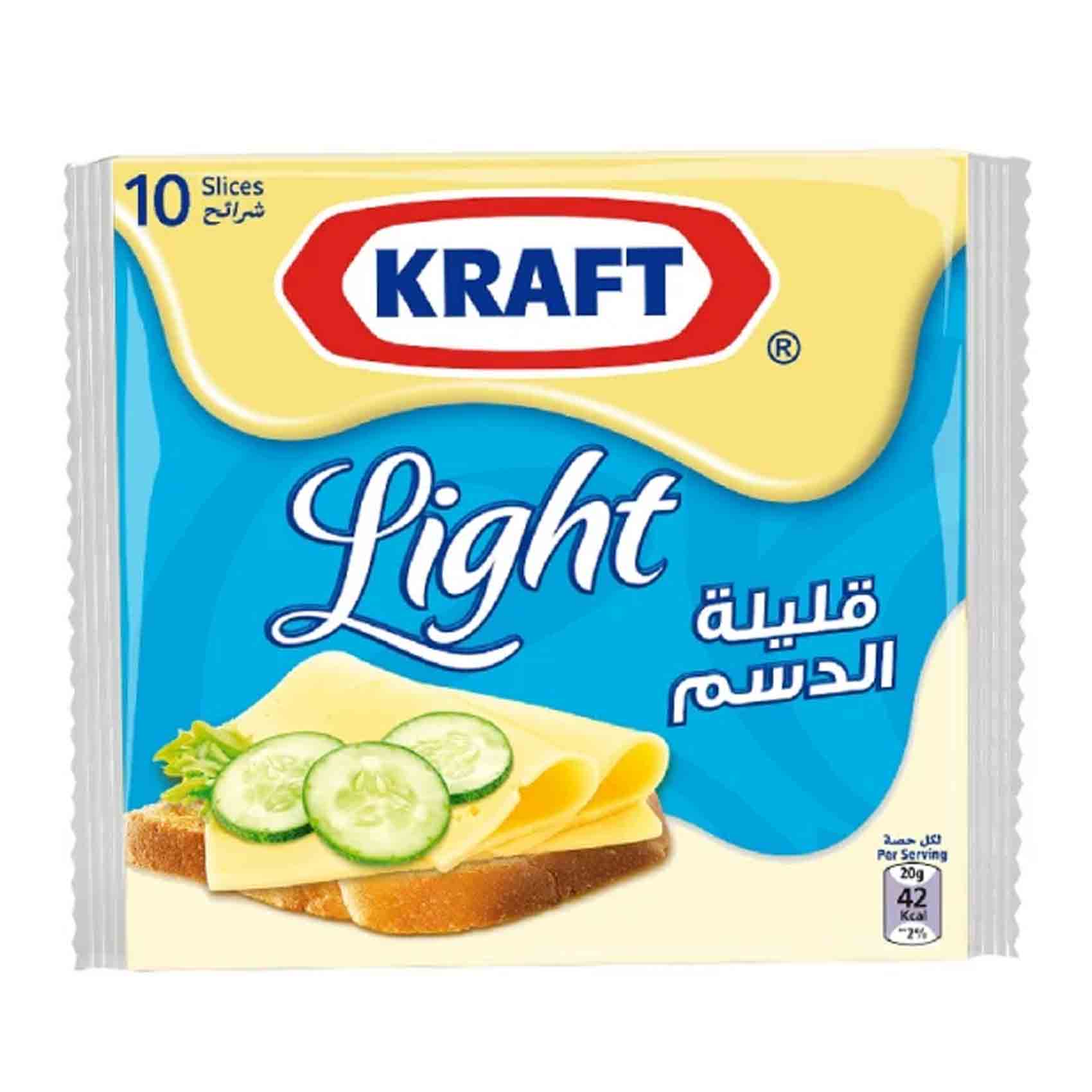 Kraft Cheese Singles Light 200 Gram