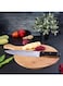 Royalford Stainless Steel Chef Knife Black/Silver 9inch