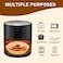 YOMNA 100pcs Air Fryer Parchment Paper Liner, Non-stick Disposable Air Fryer Liners, Baking Paper Plates for Air Fryer,Cooking Paper for Baking Roasting Microwave (16cm*4.5cm, Natural)