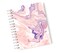 Loud Universe Hardcover Notebook Light Pink Liquid Liquid Marble Spiral Notebook with Premium High Quality Paper A5 Size