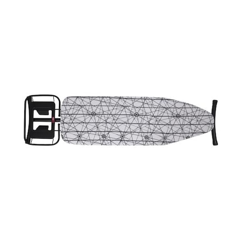 Vibgyor Ironing Board with Cotton Cover, 8mm Pad, DC1979   Steel Frame   Iron Board with Cover Pad   Home Laundry Room Or Dorm Use   Adjustable Height