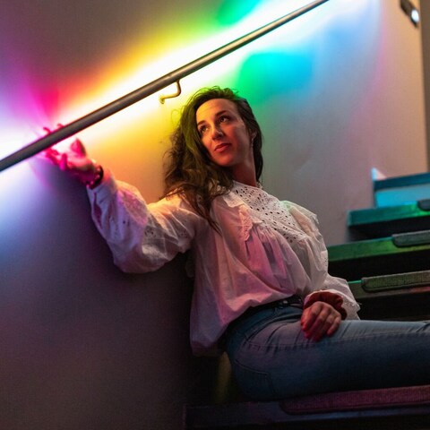 TWINKLY LINE Expansion Kit - 1.5M 90 LEDs RGB App-Controlled Adhesive + Magnetic LED Light Strip Gen II - White