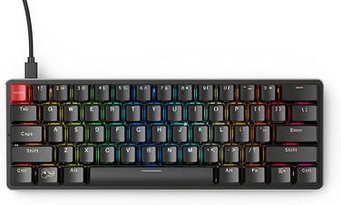 Glorious Modular Mechanical Gaming Keyboard - Compact (Pre-Built) - Brown