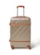 PK 4 Piece Hardside Luggage Travel Trolley Bag Set, Champagne
