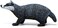 Schleich Wild Life, Animal Figurine, Animal Toys For Boys And Girls 3-8 Years Old, Badger