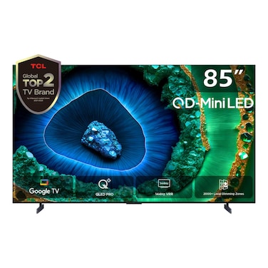 TCL 85-Inch UHD Smart Mini LED Google TV 85C855 Black