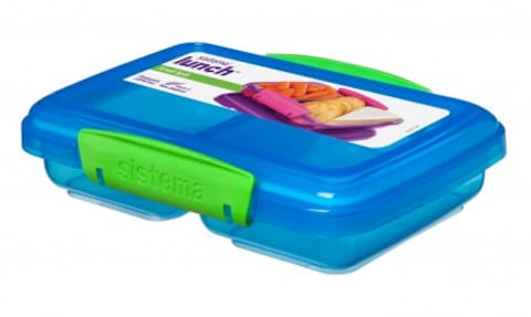 Sistema Small Split Lunch 350ML Blue