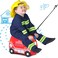 Trunki Red Fire Engine Frank Ride-On Suitcase Children's Luggage(Frank, Red)
