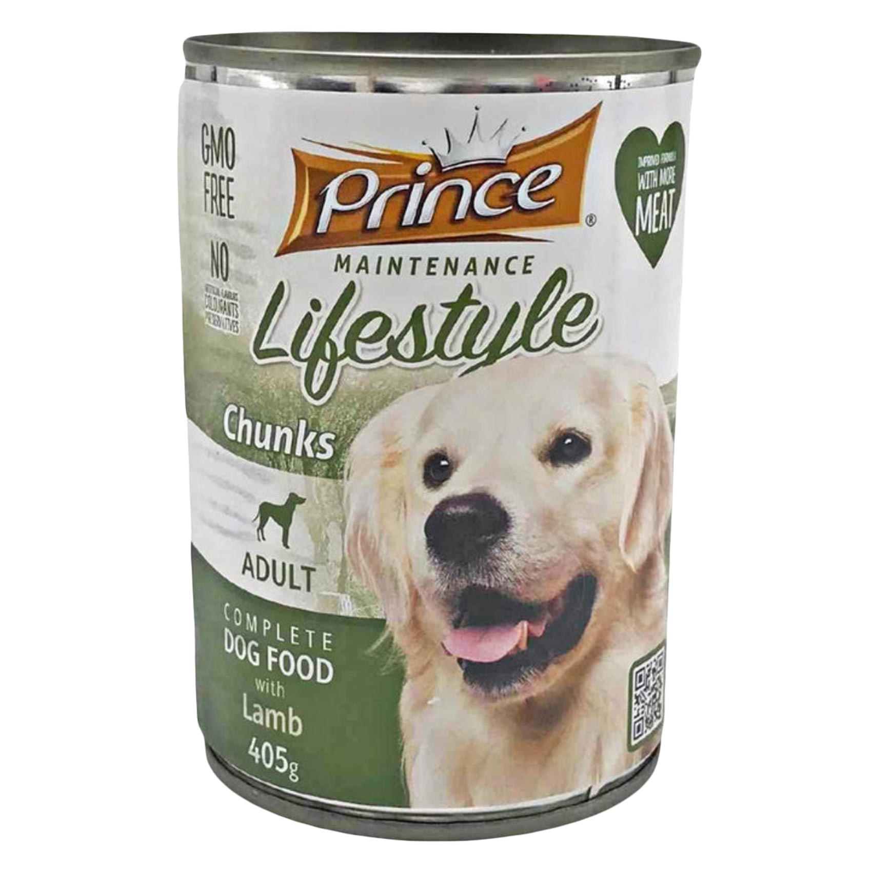 Prince Chunks Lamb Dog Food 405g