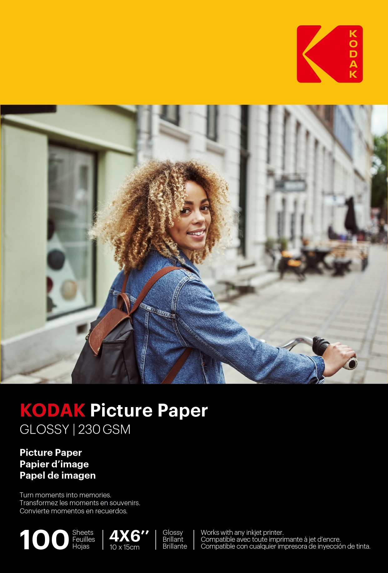 كوداك Kodak Picture Paper Glossy 230gsm 4r 4 x 6 inch