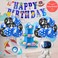 DIY Outer Space Balloon Set Party Decorations Solar System Birthday Supplies Universe Space Happy Birthday Banner for Astronaut Theme