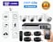 Tomvision - 4Channel AHD Camera KIT 2Megapixels/720P CCTV Security Recording System Kit 3Pcs Indoor 1Pc Outdoor Camera and P2P Cloud Alarm System Home Security (4Channel(No HDD), 3Indoor&amp;1Outdoor)