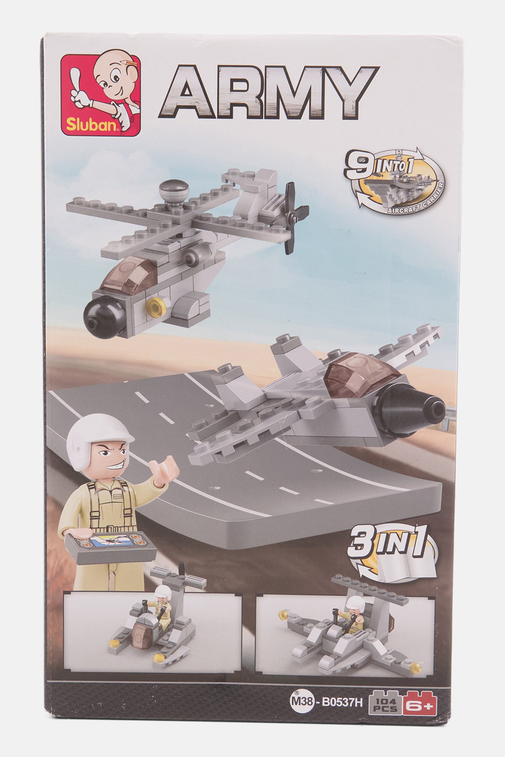 Sluban Army Aircraft Drone Lego, Black